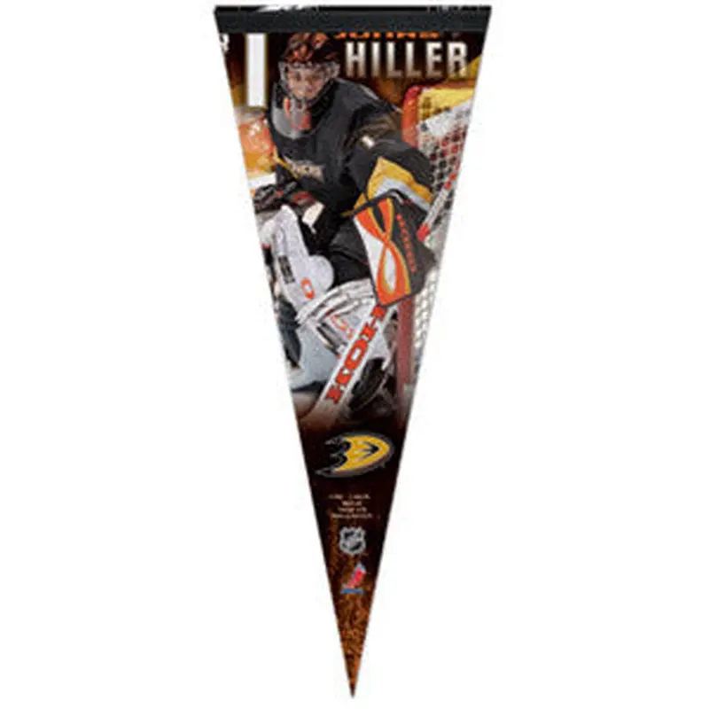 Jonas Hiller "Stopper" Premium Felt Collector's Pennant (LE /1,000) - Wincraft