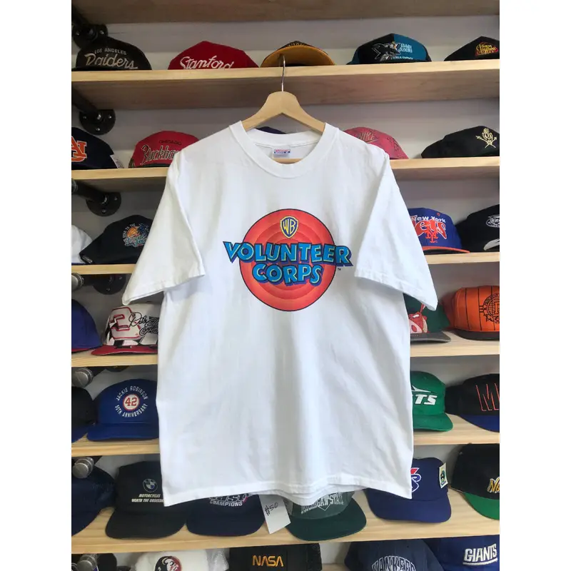 Vintage Warner Bros. Volunteer Corps Tee Size Large