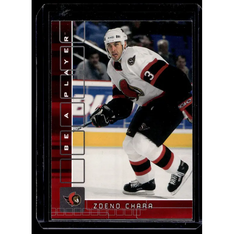 2001-02 In the Game Be A Player Memorabilia - Ruby - Zdeno Chara #498 /200