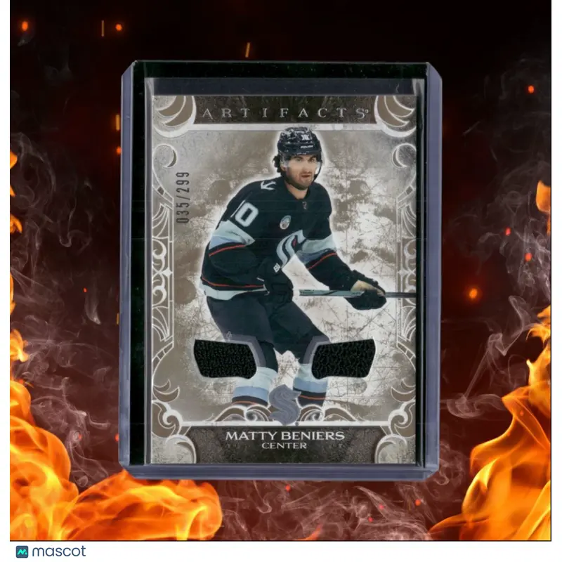 2024-25 Upper Deck Artifacts Matty Beniers Jersey Material Gold 035/299 #22