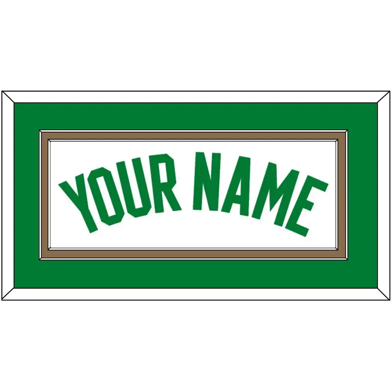 Boston Name - White Association - Double Mat 2