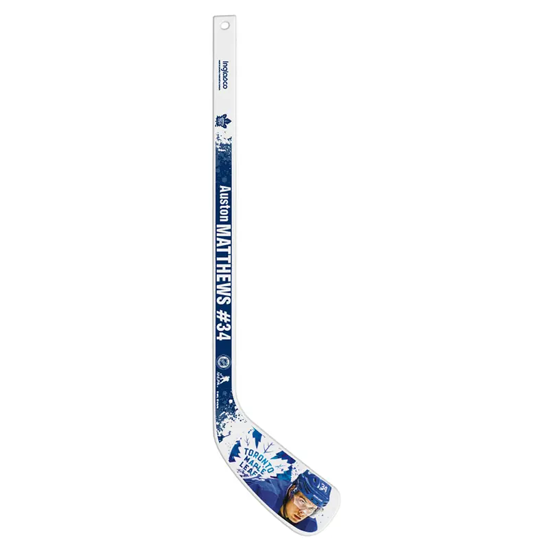 NHLPA Auston Matthews #34 Toronto Maple Leafs Wood Player Mini Stick