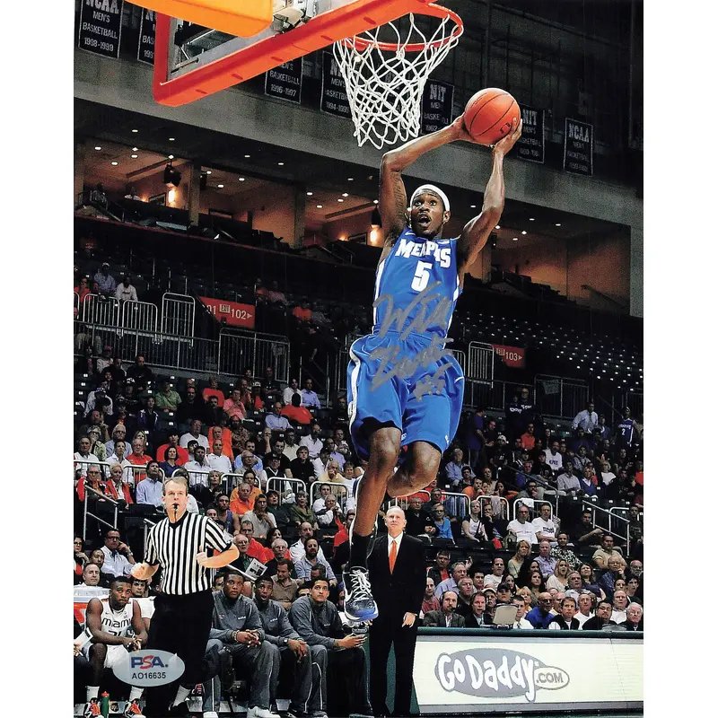 WILL BARTON signed 8x10 photo PSA/DNA Memphis Tigers Autographed