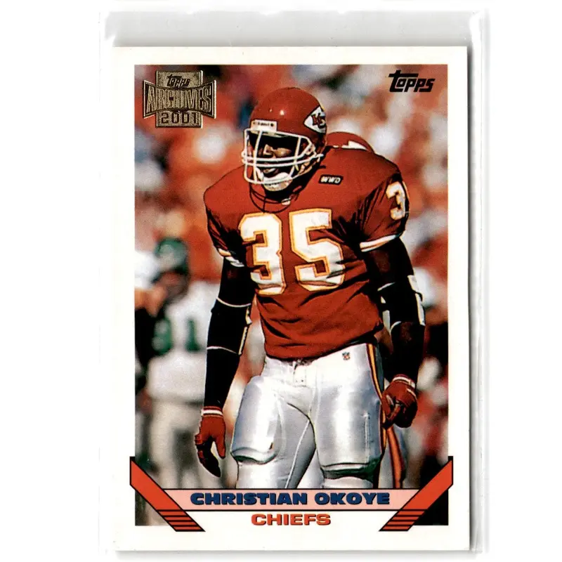2001 Topps Archives Christian Okoye #159