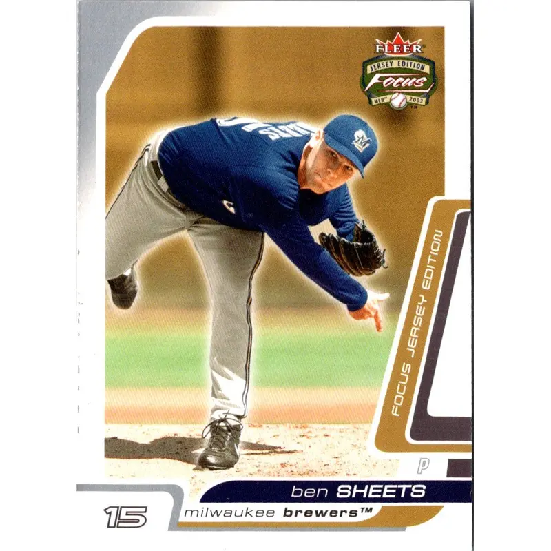 2003 Fleer Focus Jersey Edition Ben Sheets #119