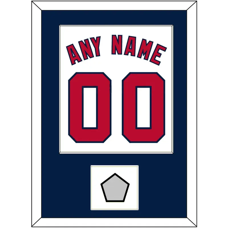 Washington Name, Number & 2019 World Series Jersey Patch - Home White - Single Mat 2