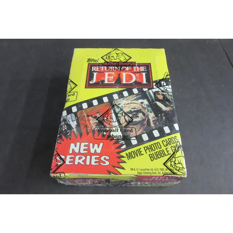 1983 Topps Return Of The Jedi Unopened Series 2 Wax Box