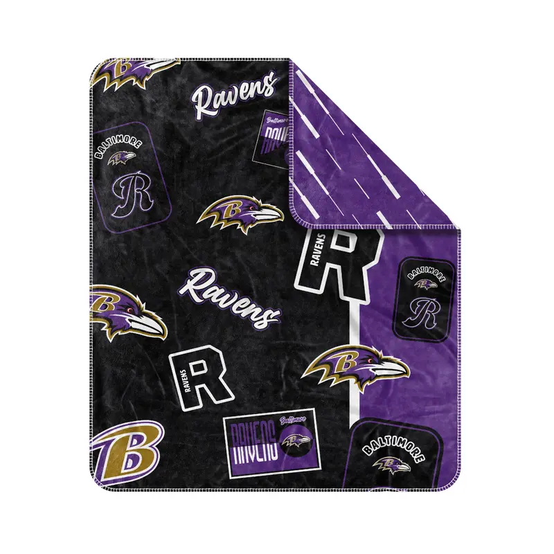 Baltimore Ravens Dream Weave Throw 50x60