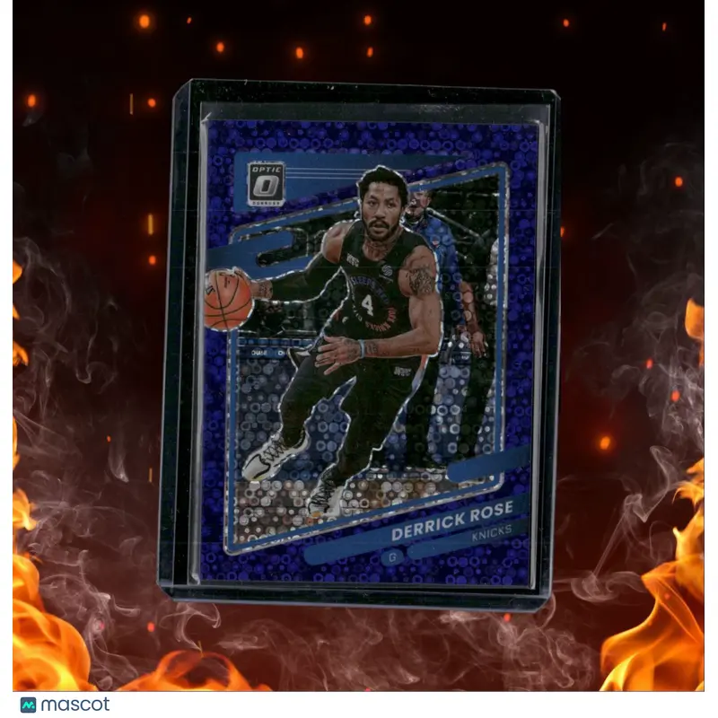 2021-22 Donruss Optic Fast Break Purple Derrick Rose 44/95 #127