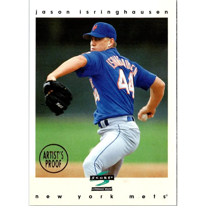 1997 Score Artist's Proofs White Border Jason Isringhausen #306