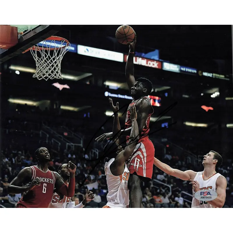 Clint Capela signed 8x10 photo PSA/DNA Houston Rockets Autographed