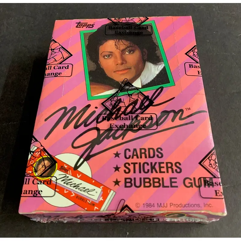 1984 Topps Michael Jackson Unopened Wax Box (BBCE) (Non)