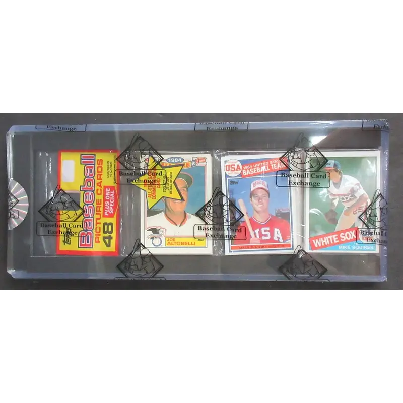 1985 Topps Baseball Unopened Rack Pack (BBCE) (McGwire Top)