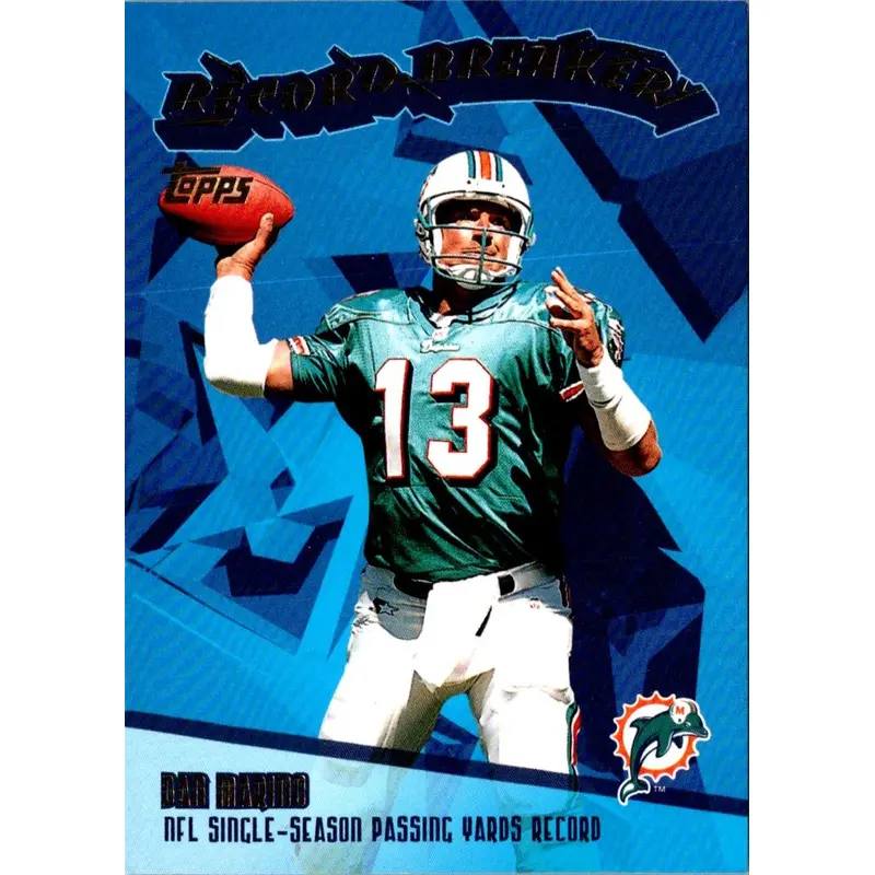 2003 Topps Record Breakers Dan Marino #RB7