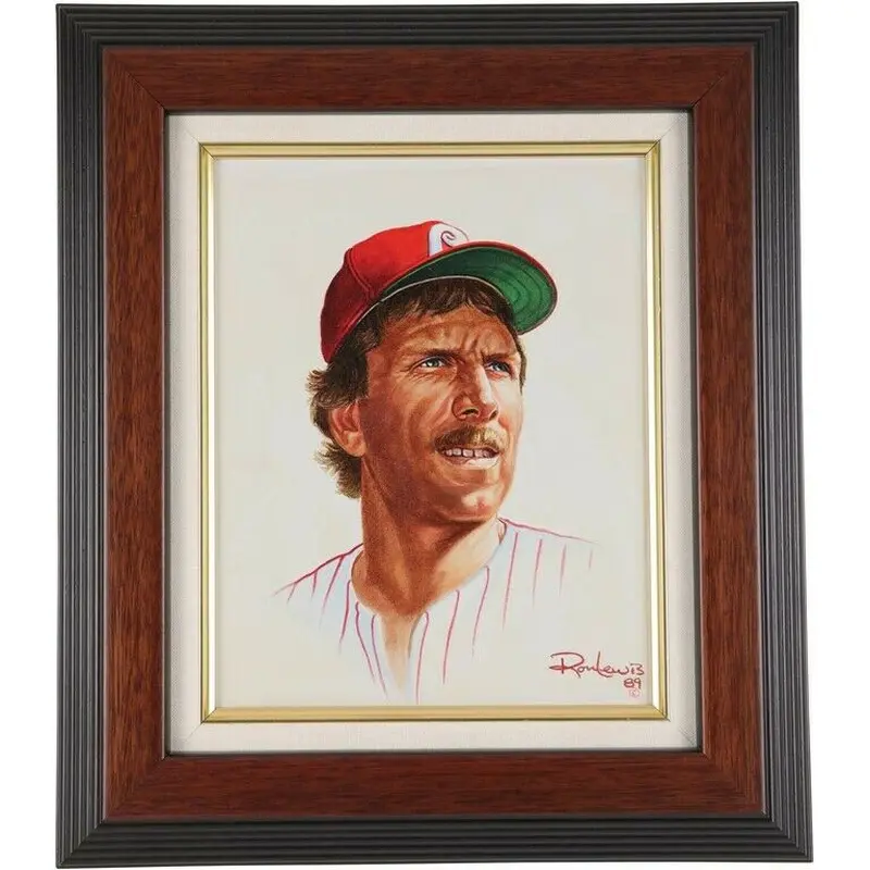 Beautiful Mike Schmidt Living Legends Original Artwork Oil Painting By Ron Lewis