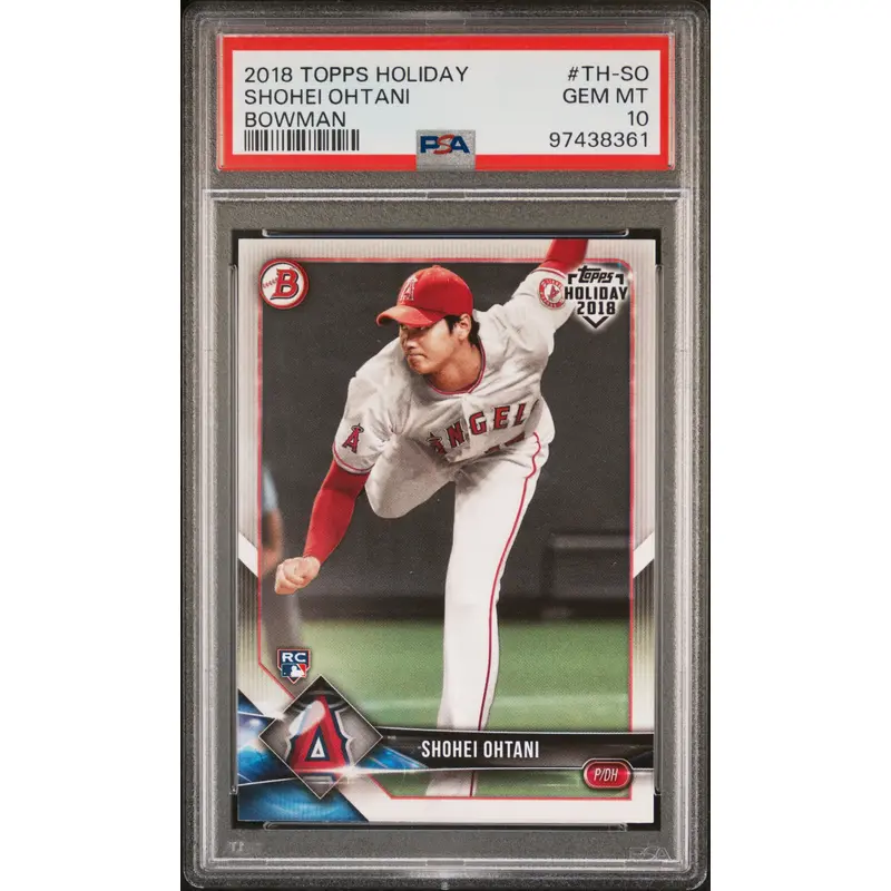 Shohei Ohtani 2018 Topps Bowman Holiday #TH-SO PSA 10 Gem Mint