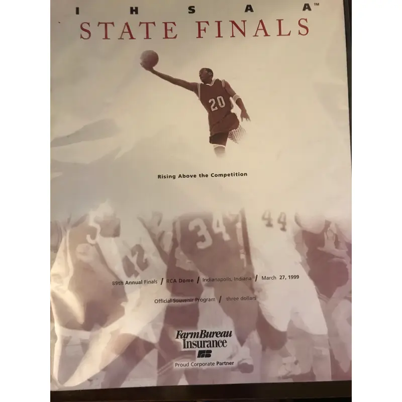 2009 Indiana High School Basketball State Finals Program