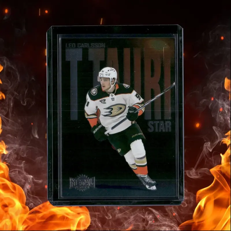 2023-24 SkyBox Metal Universe Leo Carlsson T Tauri Star Rookie #TTP-9