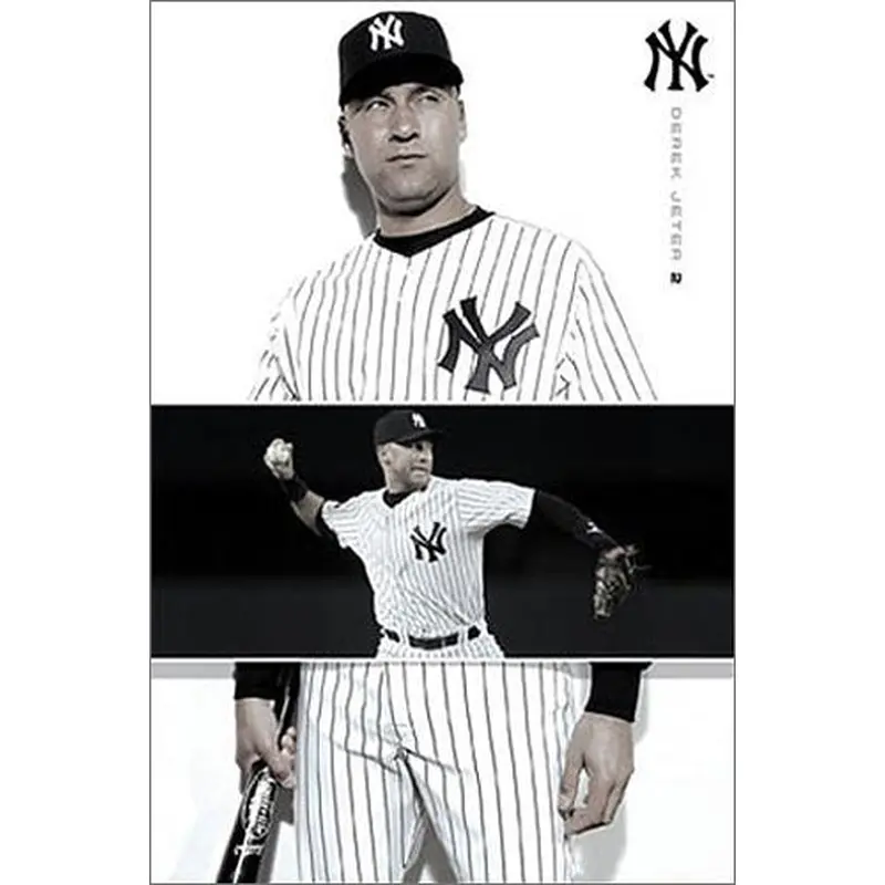 Derek Jeter "Throwback Hero" New York Yankees Poster - Costacos 2010
