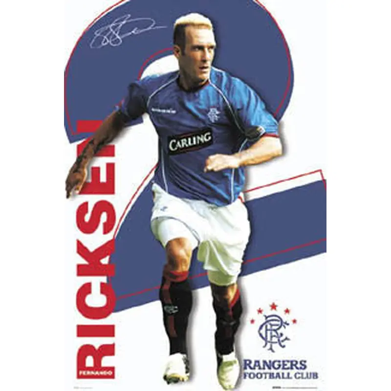 Fernando Ricksen "Signature Series" Chelsea FC Poster - GB 2005