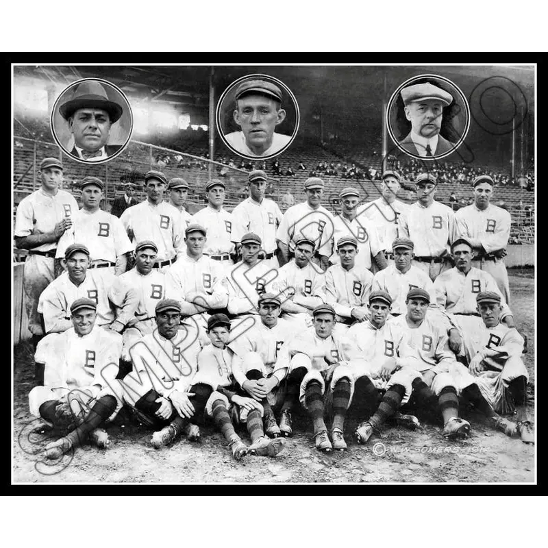 1914 Boston Braves 8X10 Photo - Maranville Evers - 1189