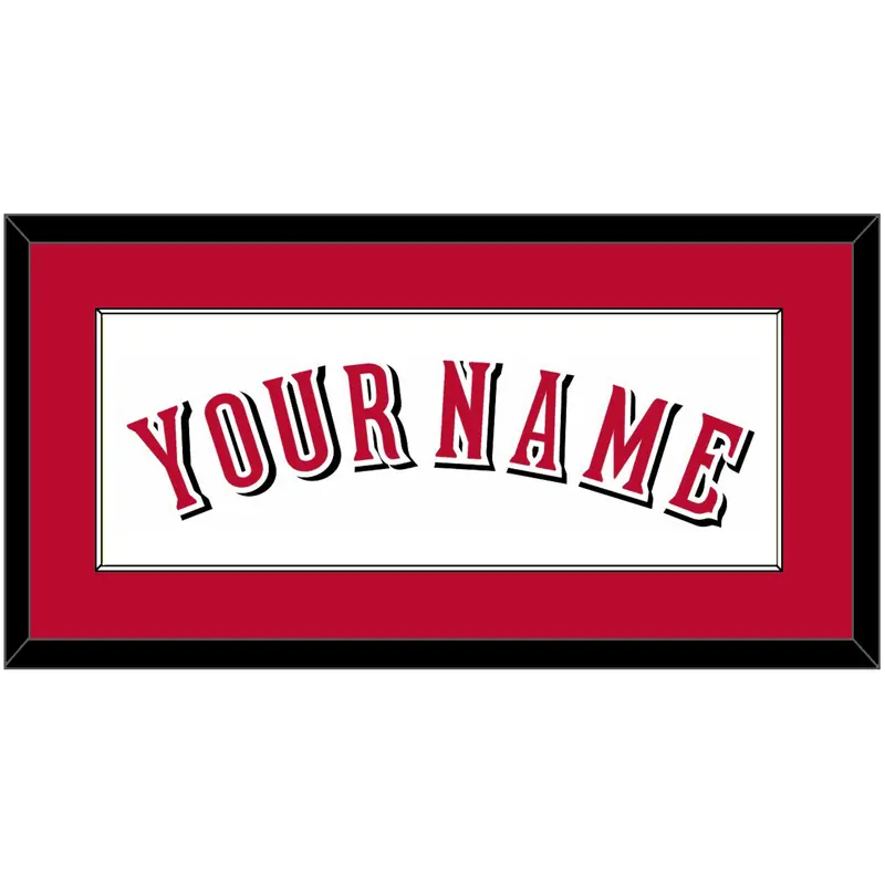 Cincinnati Name - Home White - Single Mat 1