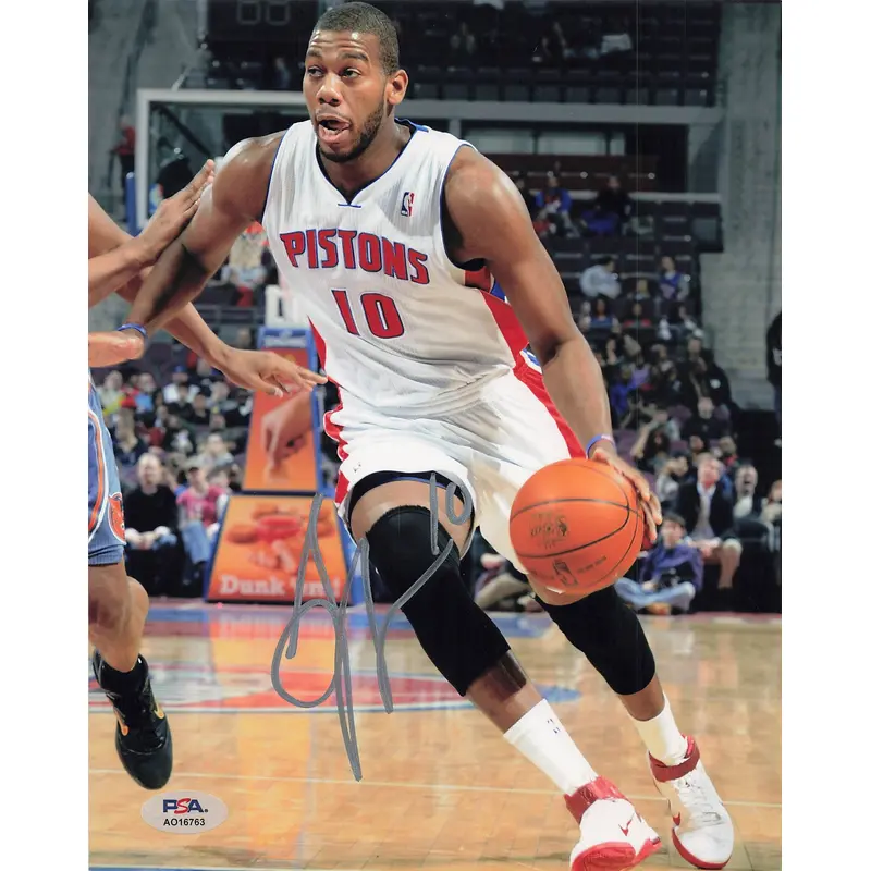 Greg Monroe signed 8x10 photo PSA/DNA Detroit Pistons Autographed