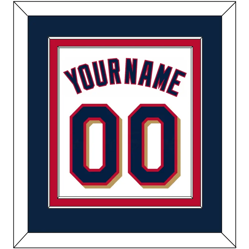 Minnesota Name & Number - Home White (2015-2022) - Double Mat 2