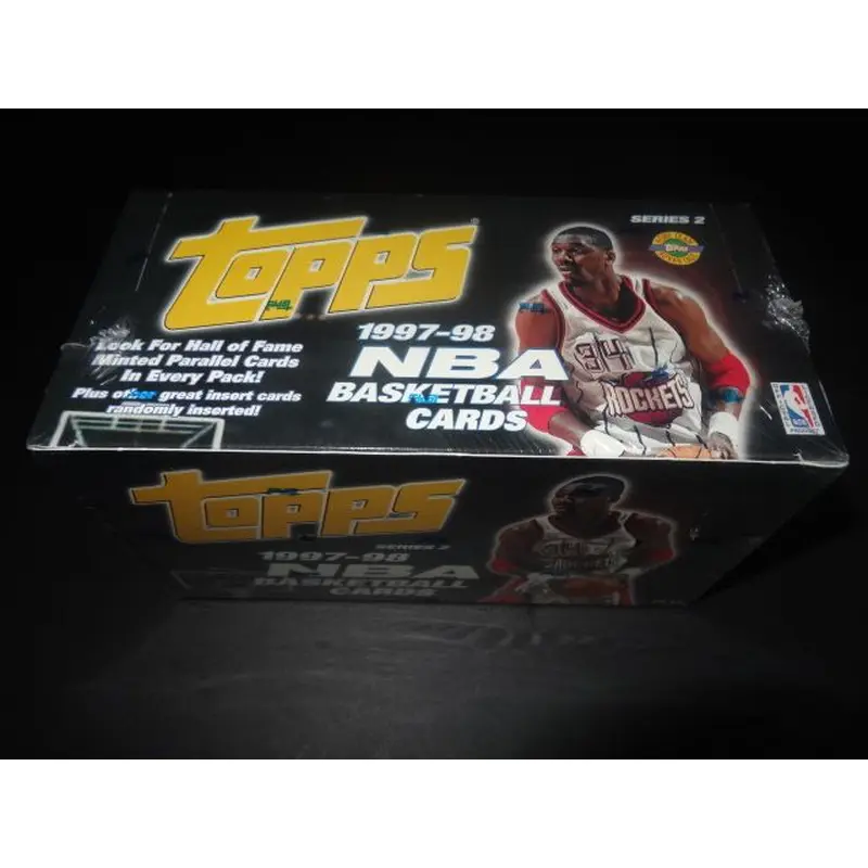 1997/98 Topps Basketball Series 2 Jumbo Box (HTA)