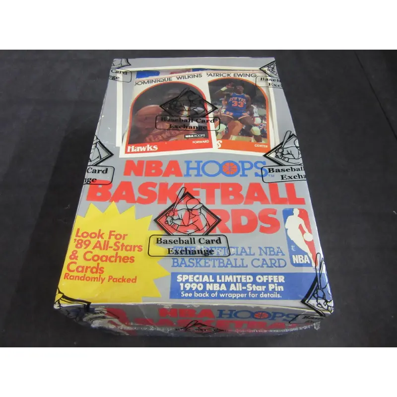 1989/90 Hoops Basketball Unopened Series 1 Box (BBCE)